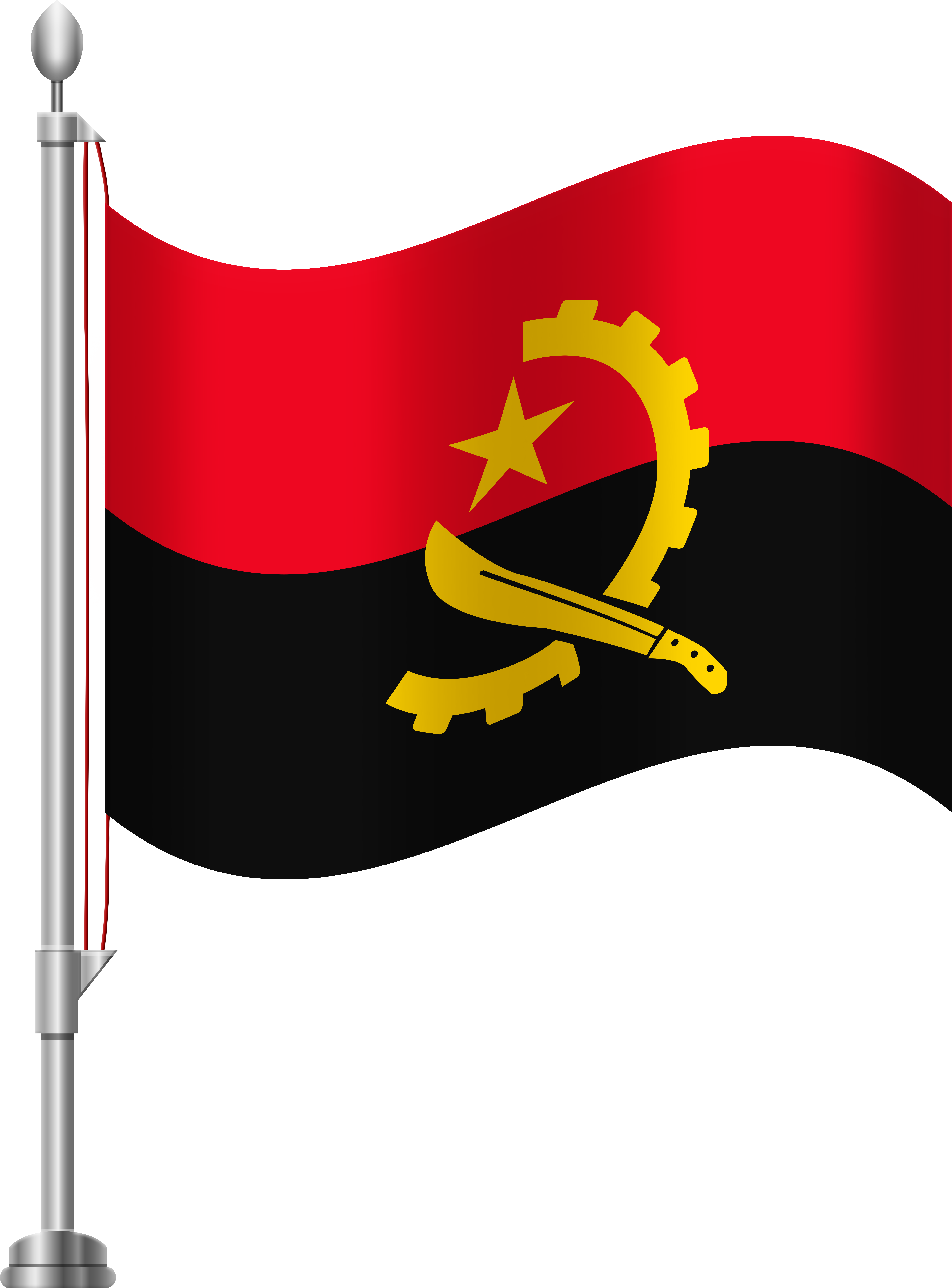 Angola Flag Png Clip Art Transparent Png (6141x8000), Png Download