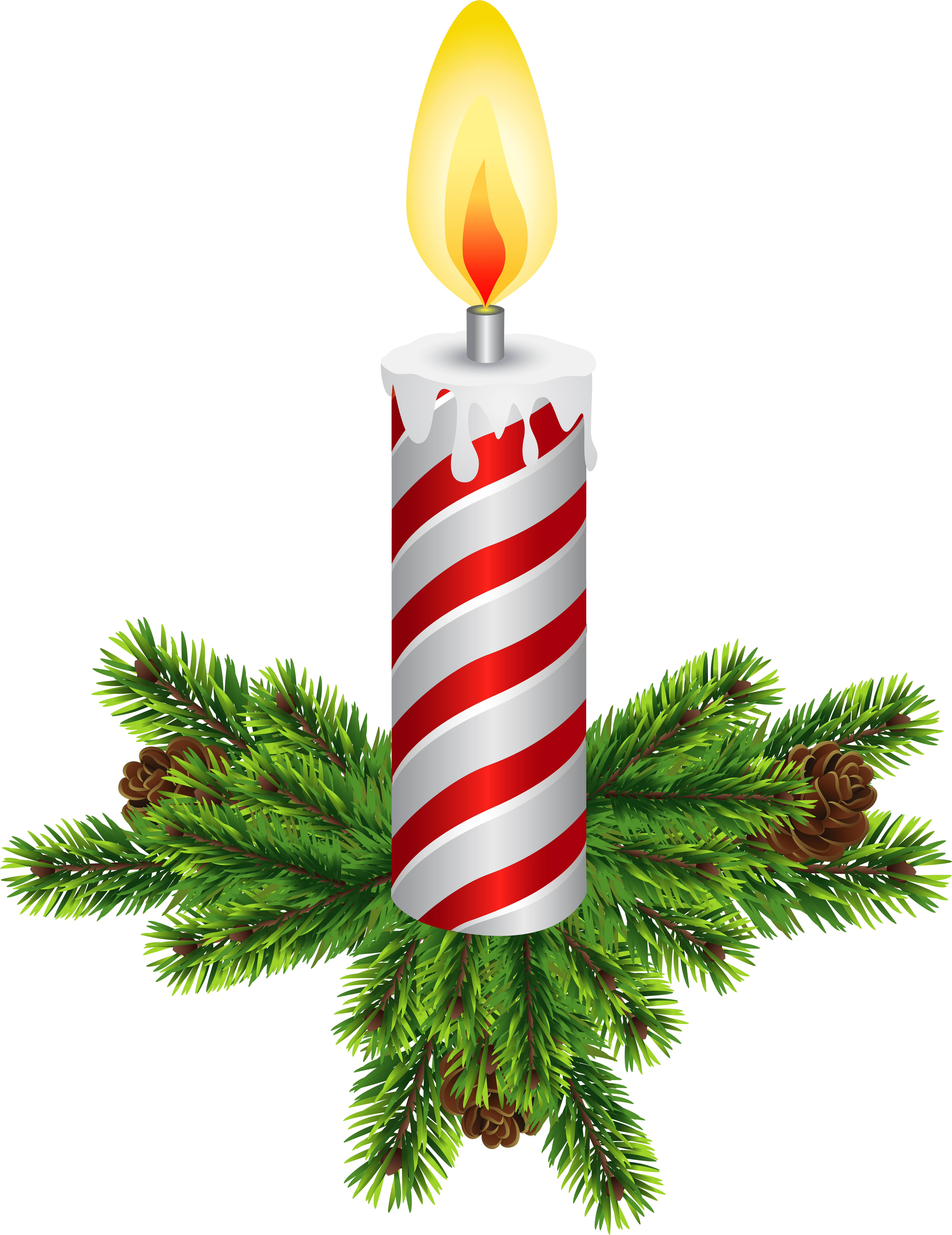 Clip Art Black And White Library Candles Transparent - Png Download (6213x8000), Png Download