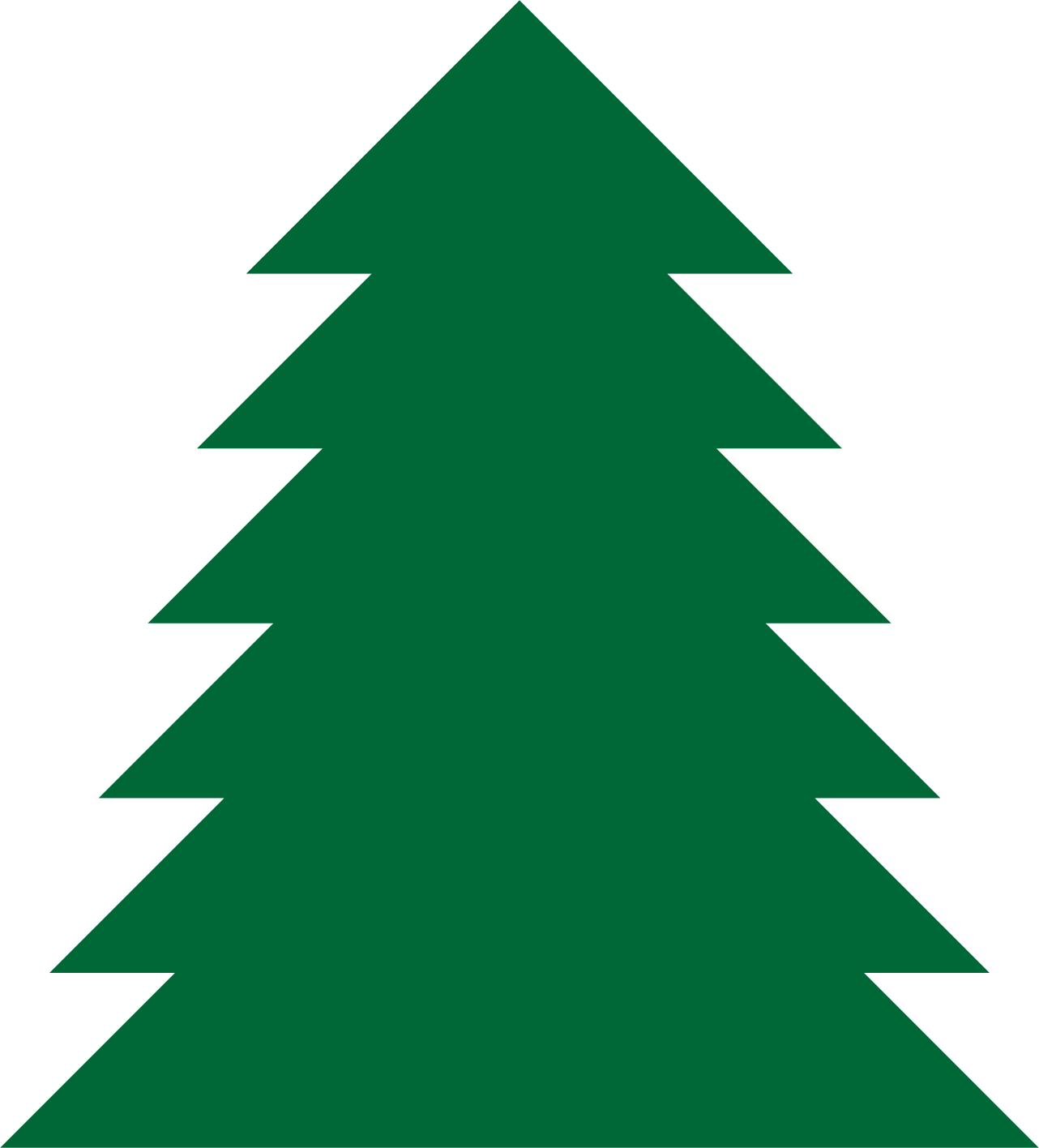Pine Tree Clip Art Cliparts - Christmas Tree Clipart Simple - Png Download (800x800), Png Download
