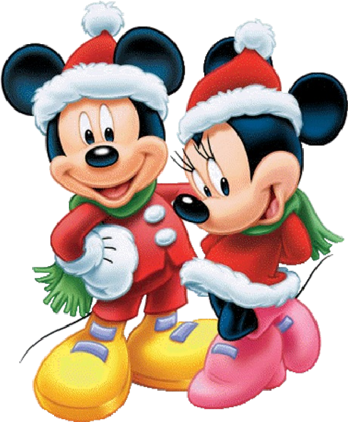 Disney Christmas Clip Art - Baby Mickey N Minnie Mouse - Png Download (600x600), Png Download
