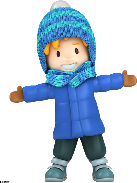 Winter Clip Art Winter Clipart For Kids Com Free For - Winter Boy Cartoon - Png Download (600x800), Png Download