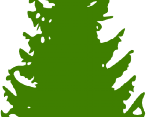 Pine Tree Clipart Clip Art - Pine Tree Silhouette - Png Download (640x480), Png Download