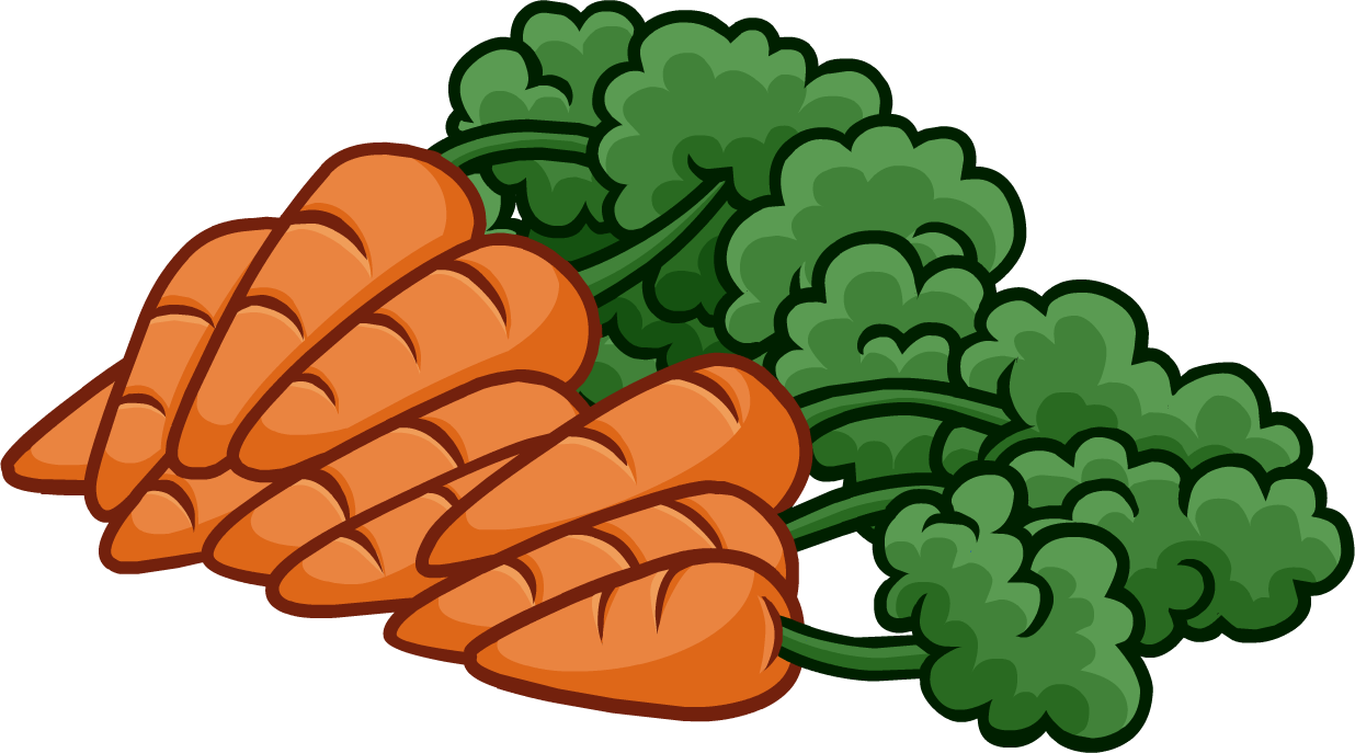 Carrot Clipart - Free Clipart Carrots - Png Download (1236x687), Png Download