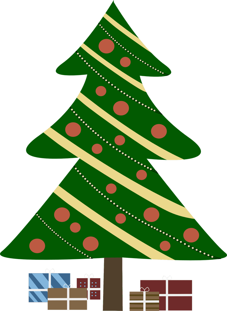 Where To Download Free Clip Art Of Christmas Trees - Clip Art Of Christmas Tree - Png Download (735x1007), Png Download