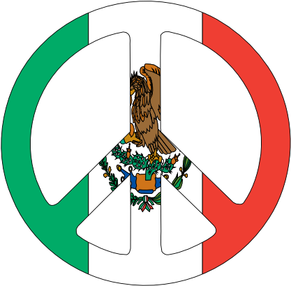 Mexico Flag Clip Art - Crest - Png Download (555x718), Png Download