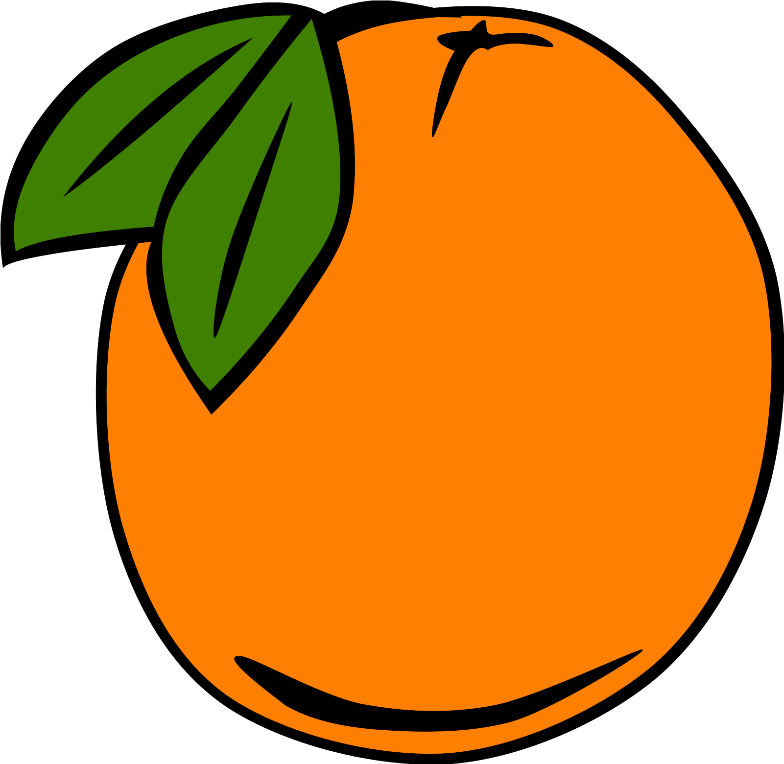 Cartoon Orange Tree - Orange Clip Art - Png Download (600x584), Png Download