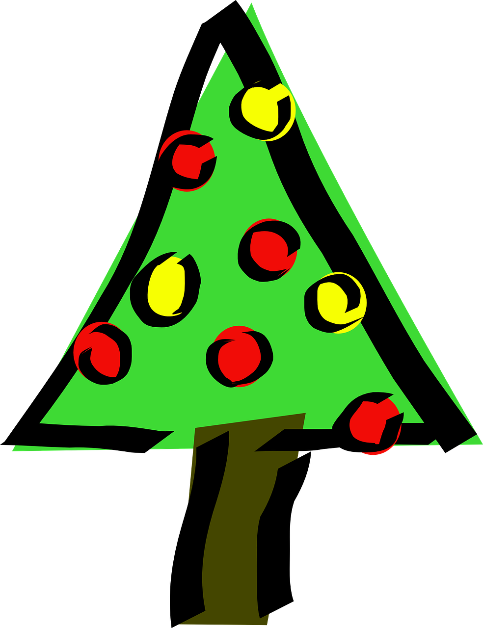 Christmas Tree Small Clipart 300pixel Size, Free Design - Christmas Tree Clipart Small - Png Download (694x900), Png Download