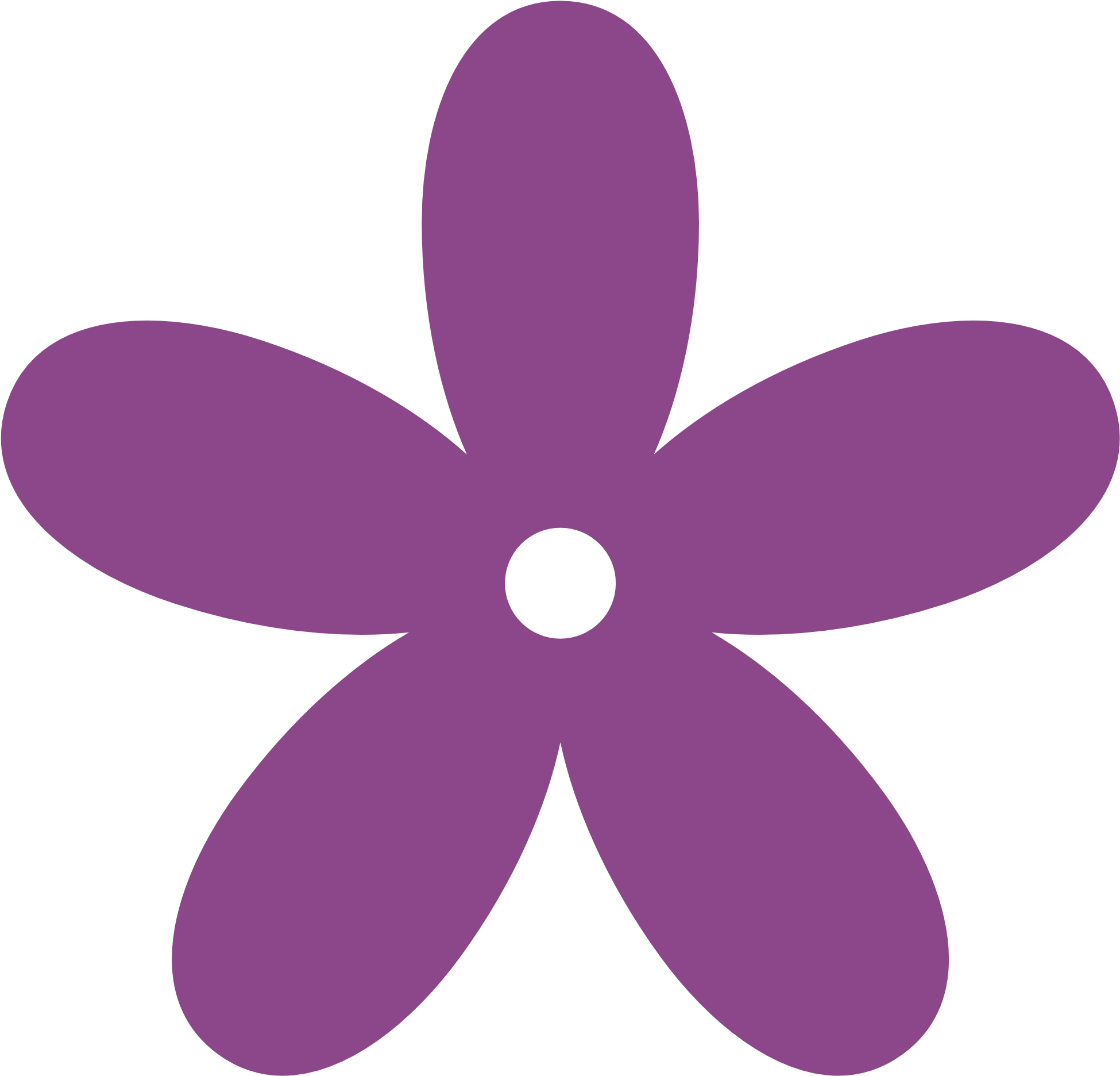 Orchid Clipart - Retro Flower Clip Art - Png Download (1969x1952), Png Download