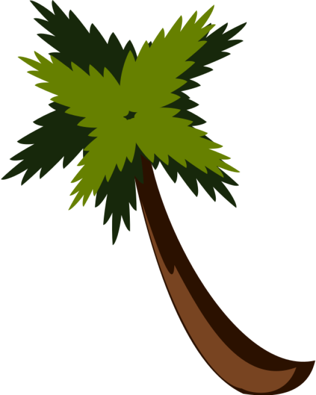 Computer Icons Jungle Arecaceae Document Download - Anime Palm Tree Png Clipart (597x750), Png Download
