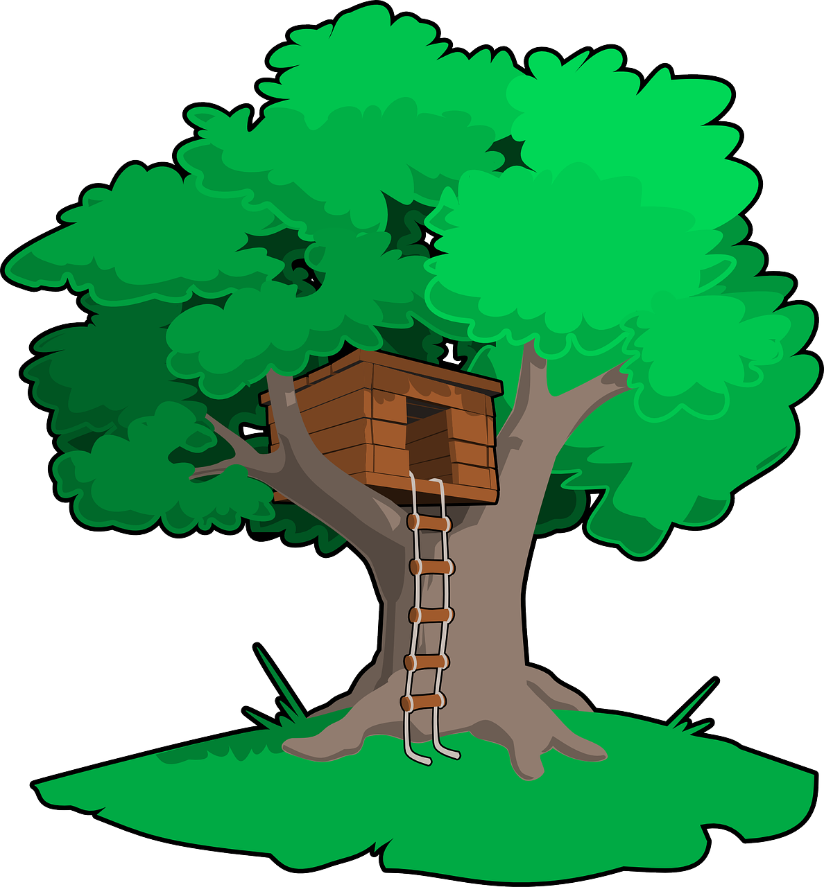 32 - Tree House Clipart - Png Download (743x800), Png Download
