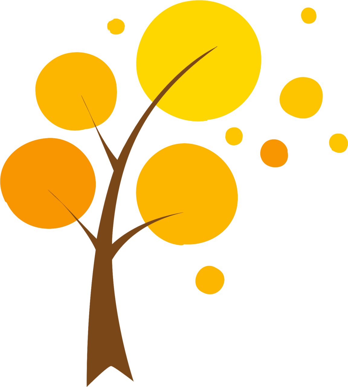 Cute Trees Cliparts - Luke And Lilly Tree Design Vinyl Wall Sticker ( 120*60 - Png Download (1152x1280), Png Download