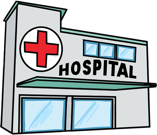 Pictures Of A Hospital - Clip Art Of Hospital - Png Download (650x541), Png Download