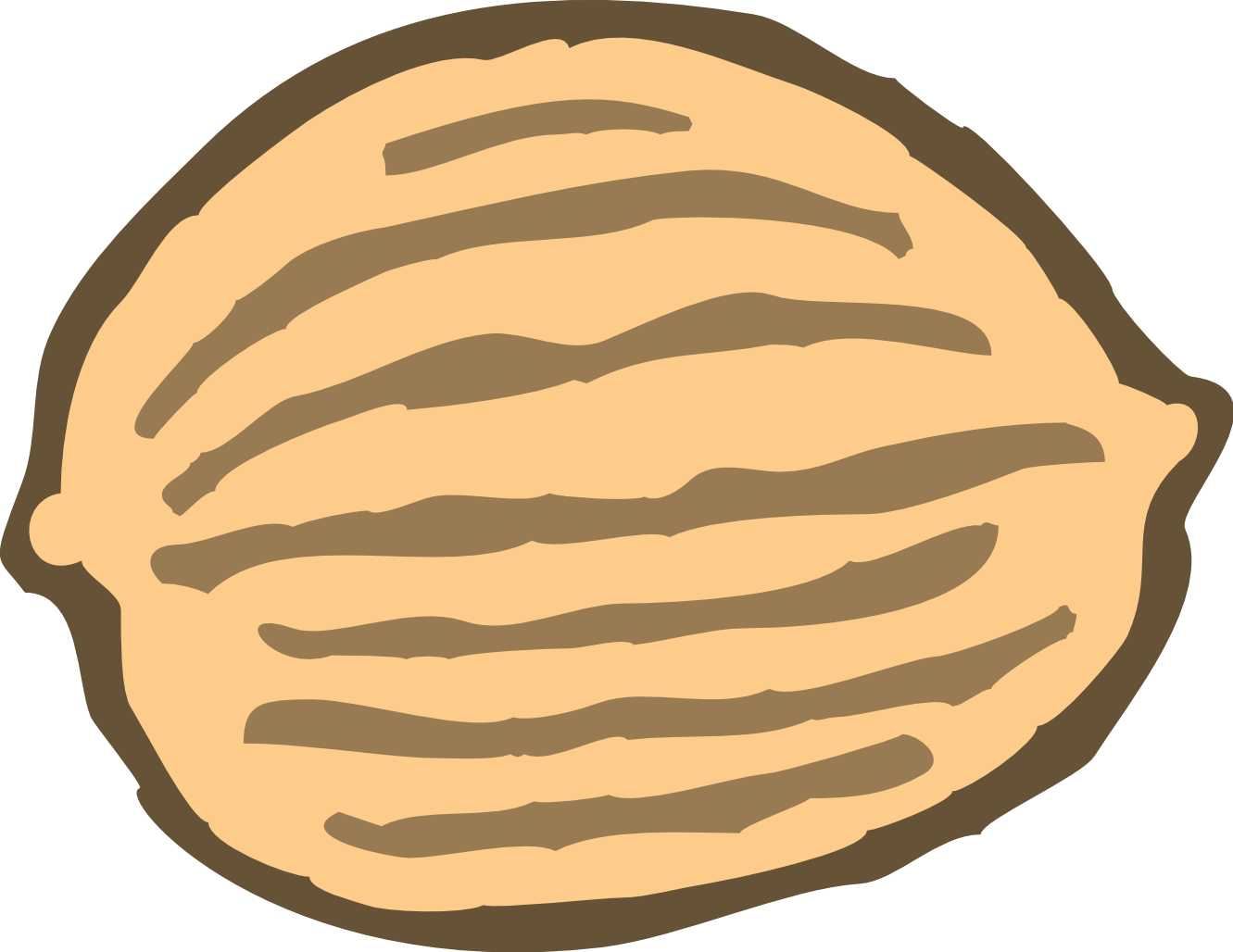 Nut Clip Art - Nut Clipart - Png Download (1331x1028), Png Download