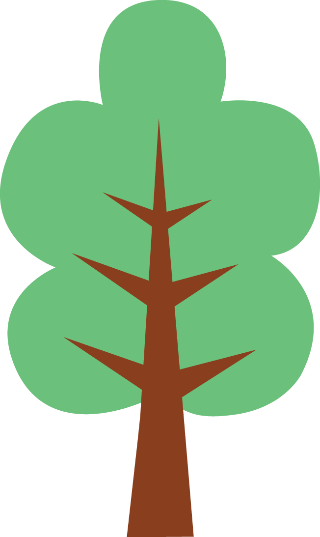 Photo By @daniellemoraesfalcao - Arboles Animados Moldes Clipart (652x1093), Png Download