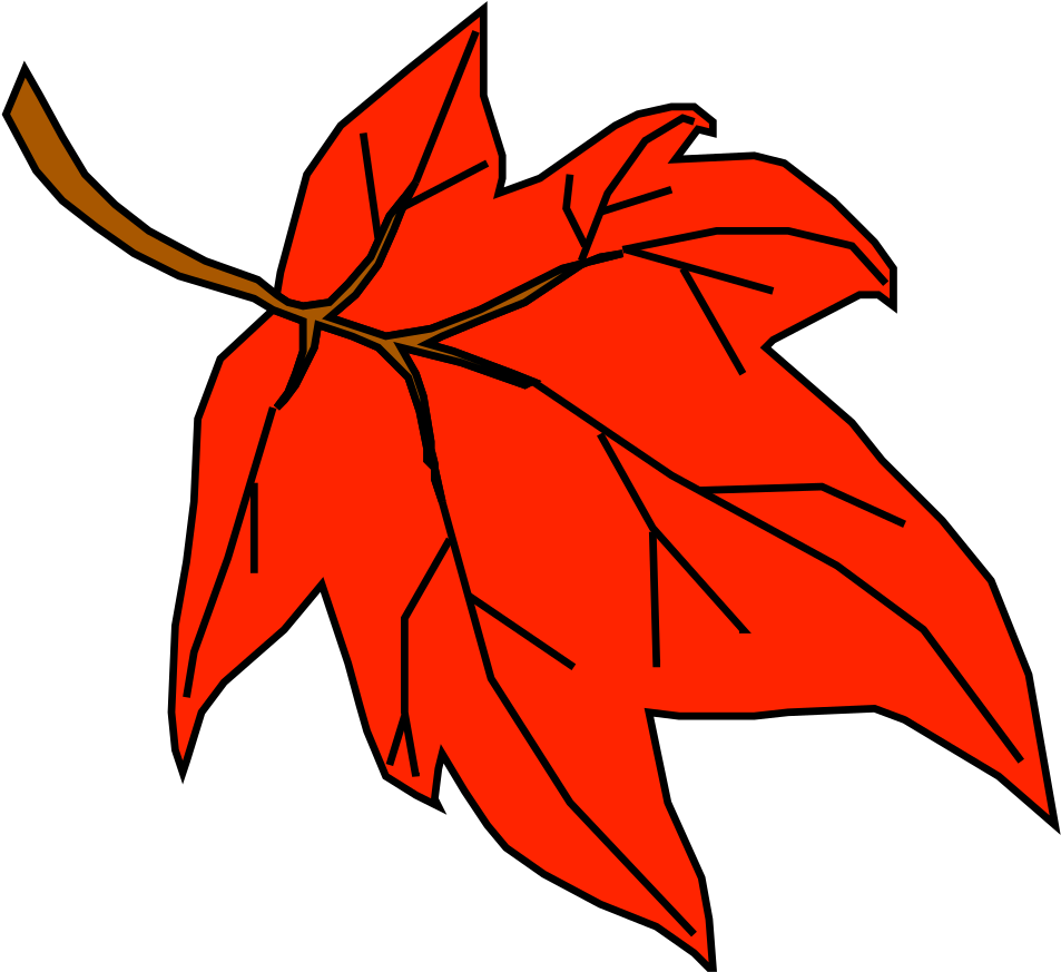 Leaf Cartoon - Fall Leaves Clip Art - Png Download (640x585), Png Download