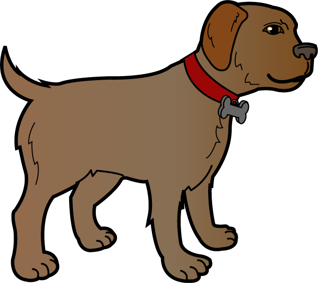 Free Dog Clipart Clip Art Pictures Graphics Illustrations - Brown Dog Clipart Png Transparent Png (634x565), Png Download