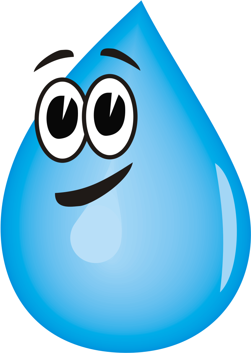 Cartoon Water Drop Clipart Kid - Go Blue - Save Water Baby Blanket - Png Download (1697x2400), Png Download