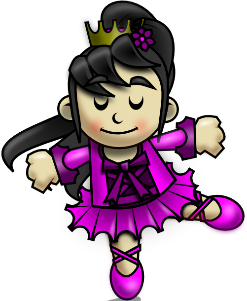 Ballerina Clip Art - Halloween Ballerina Clipart - Png Download (530x609), Png Download