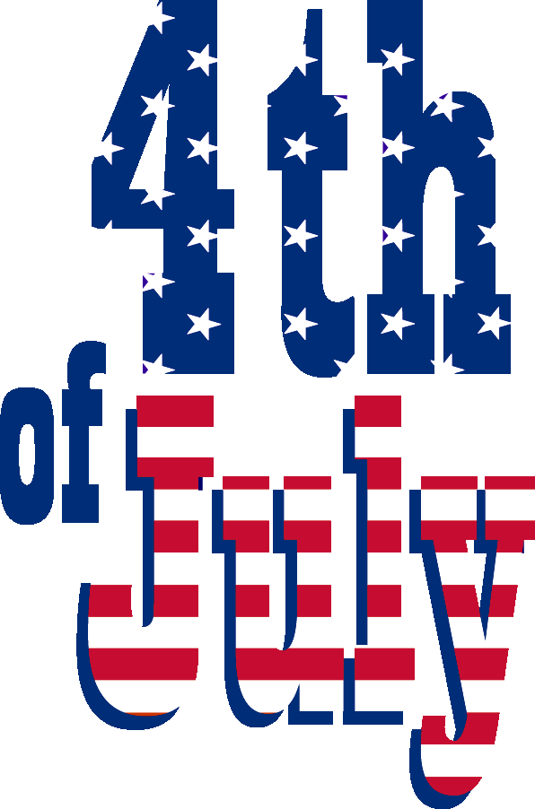 Free - 4th Of July Transparent Clipart (596x902), Png Download