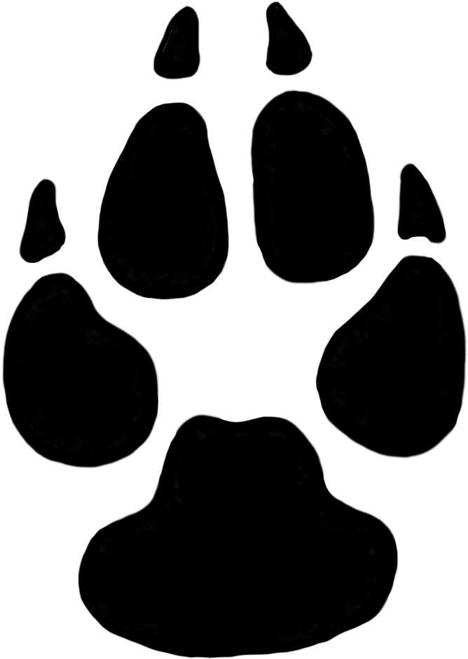 Dog Paw Prints Domestic Dog Cliparts Free Download - Animal Footprint Clip Art - Png Download (820x1063), Png Download