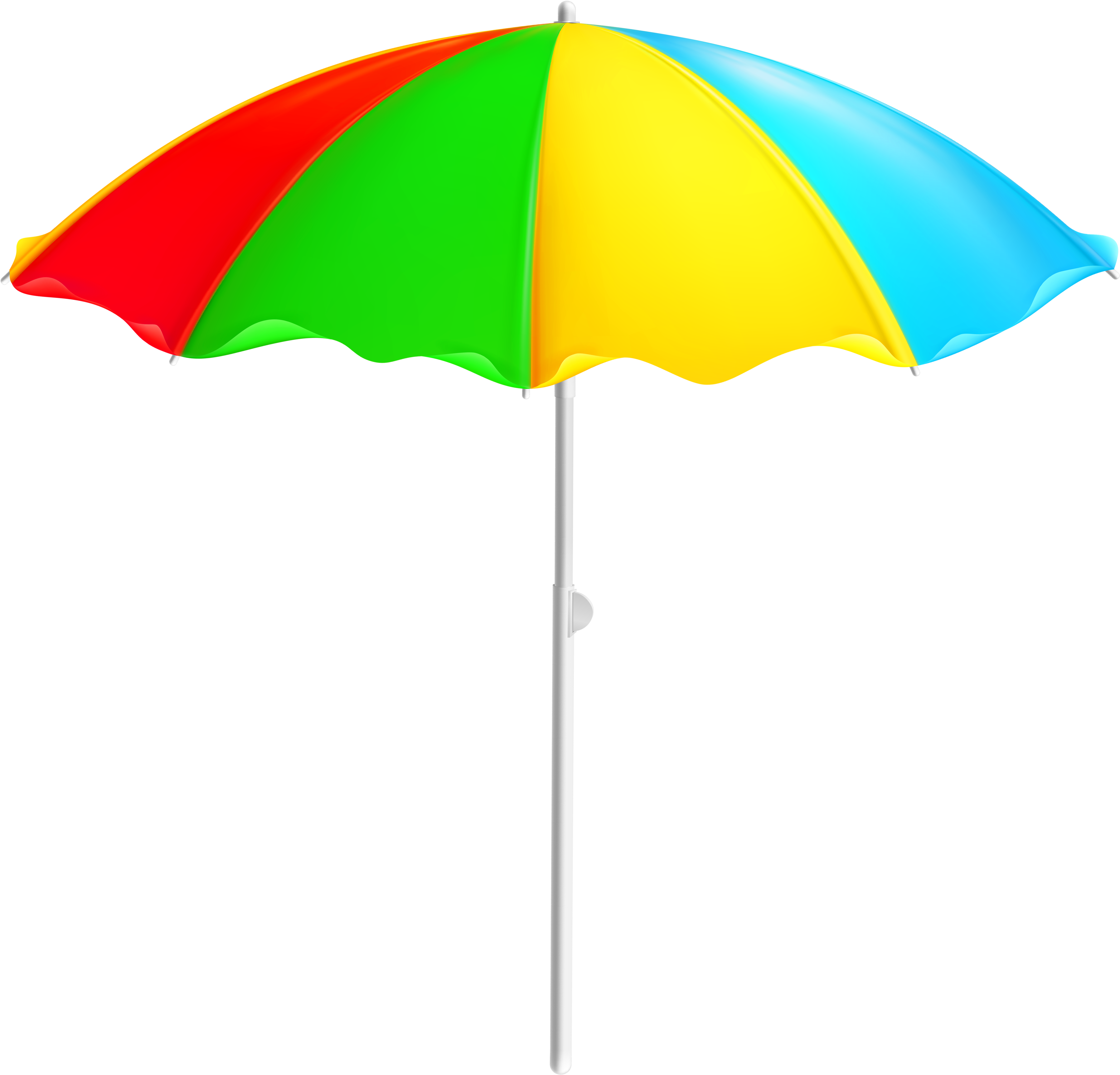 Cheap Colouful Clipart Umbrella With Umbrella Clip - Clip Art - Png Download (3778x3630), Png Download