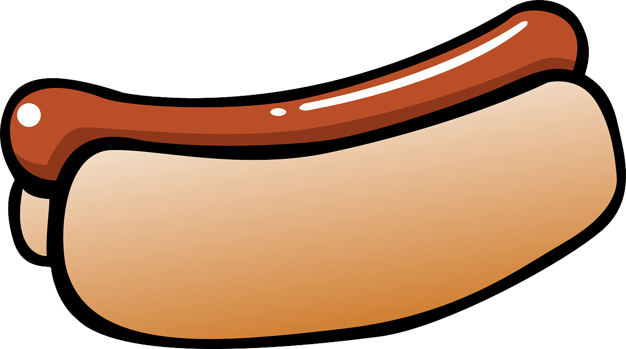 Summer Clipart Hotdog Image - Hot Dog Clipart Transparent - Png Download (800x800), Png Download