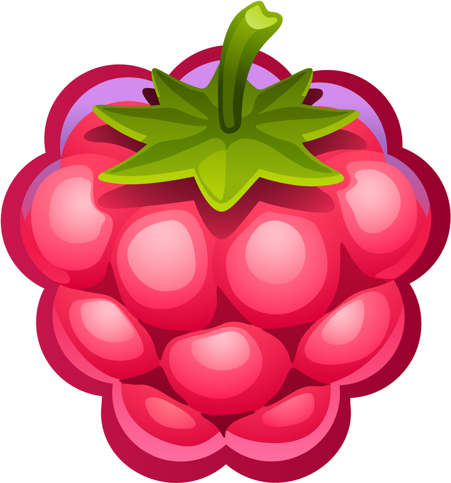 Raspberry Clipart - Png Download (1626x1736), Png Download