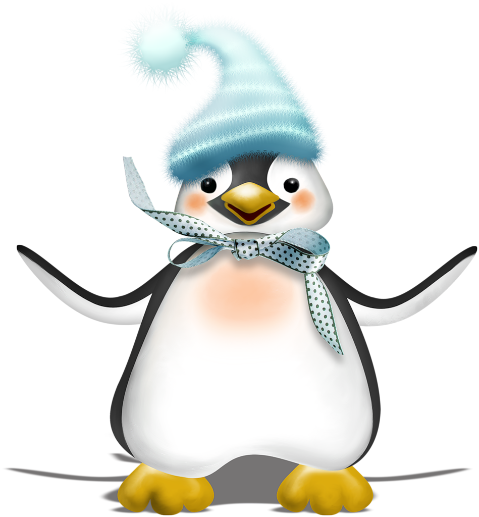 Vc Funonice Shadowed3 Penguins, Clip Art And Christmas - Clipart Transparent Monde Givrés - Png Download (949x1024), Png Download