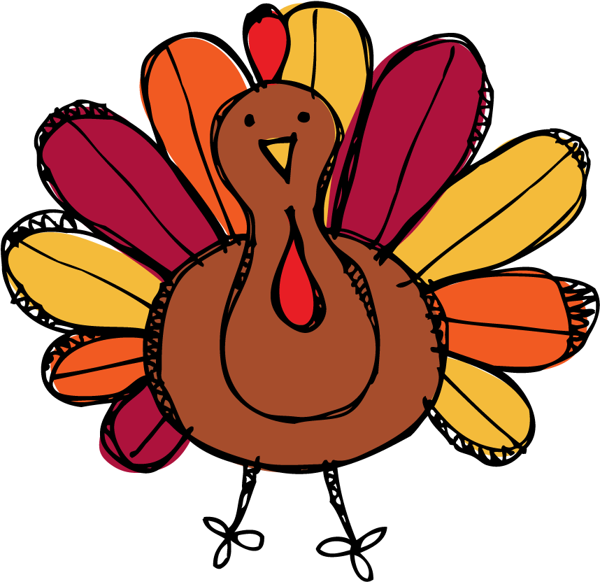 Turkey Clip Art & Turkey - Cute Clip Art Turkey - Png Download (873x845), Png Download