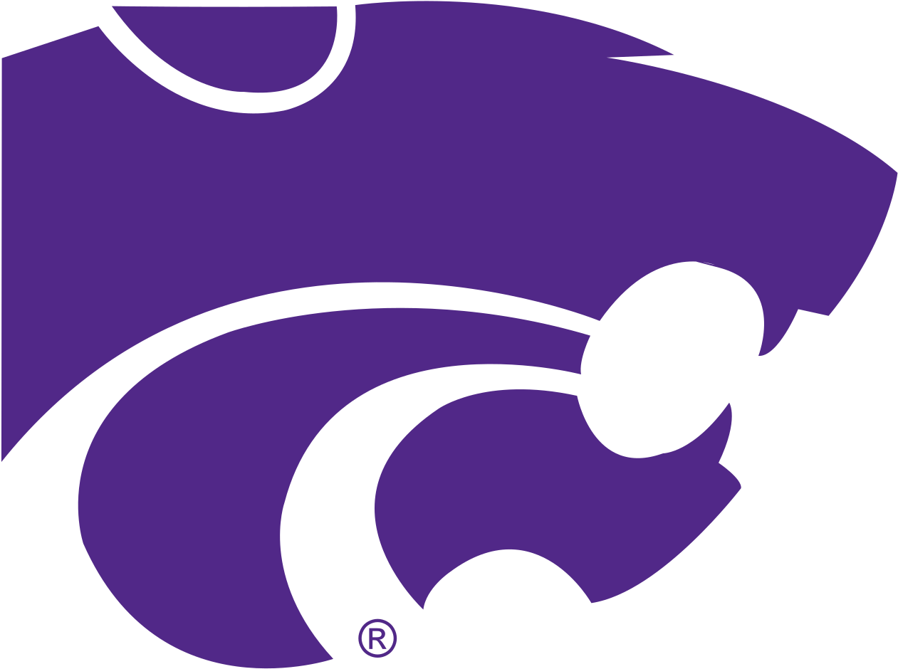 Purple Clipart Wildcat - K State Logo Png Transparent Png (1280x953), Png Download