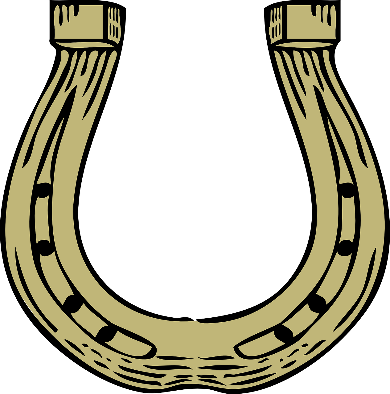 Wedding Horseshoe Clipart - Horseshoe Clipart - Png Download (588x595), Png Download
