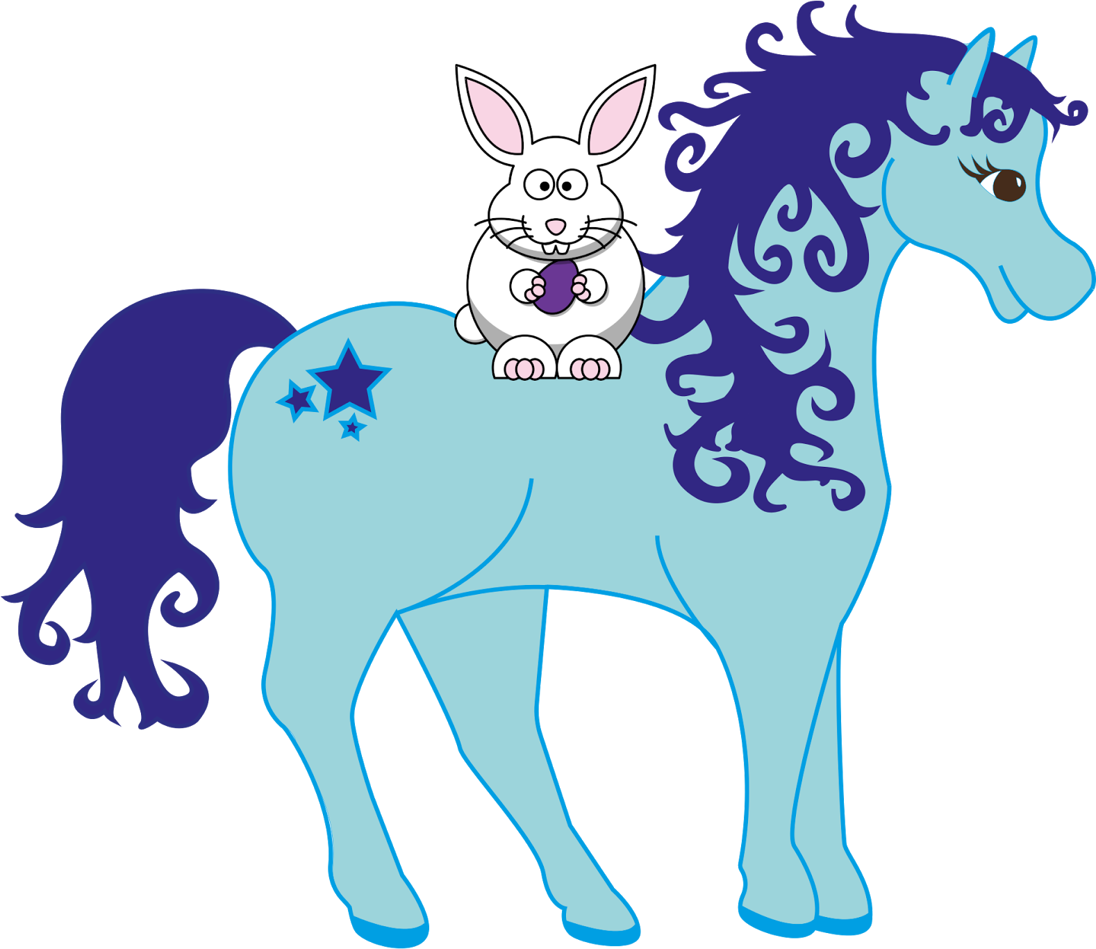 Endearing Free Horse Clipart 7 Vector Black And White - Pony Svg - Png Download (1600x1383), Png Download