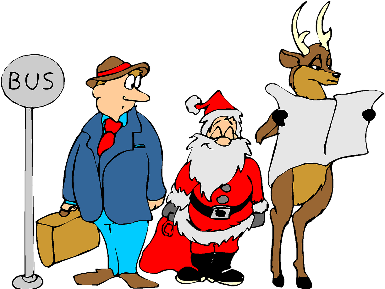 Vacation, Christmas, Holiday, Clip Art, Reindeer - Personificacion Ejemplos - Png Download (1280x938), Png Download