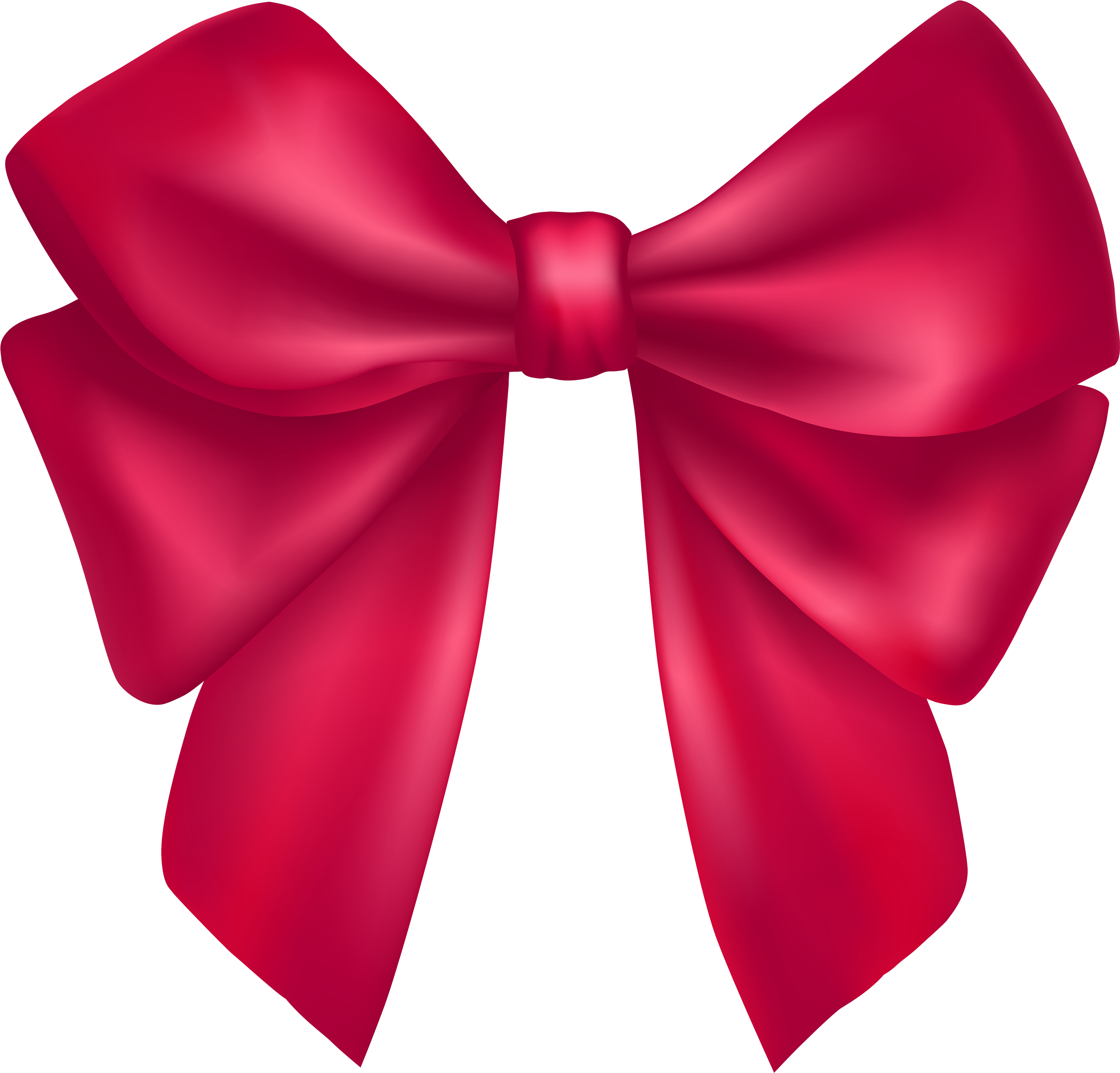 Pink Clip Art - Clipart Bow Png Transparent Png (3000x2874), Png Download