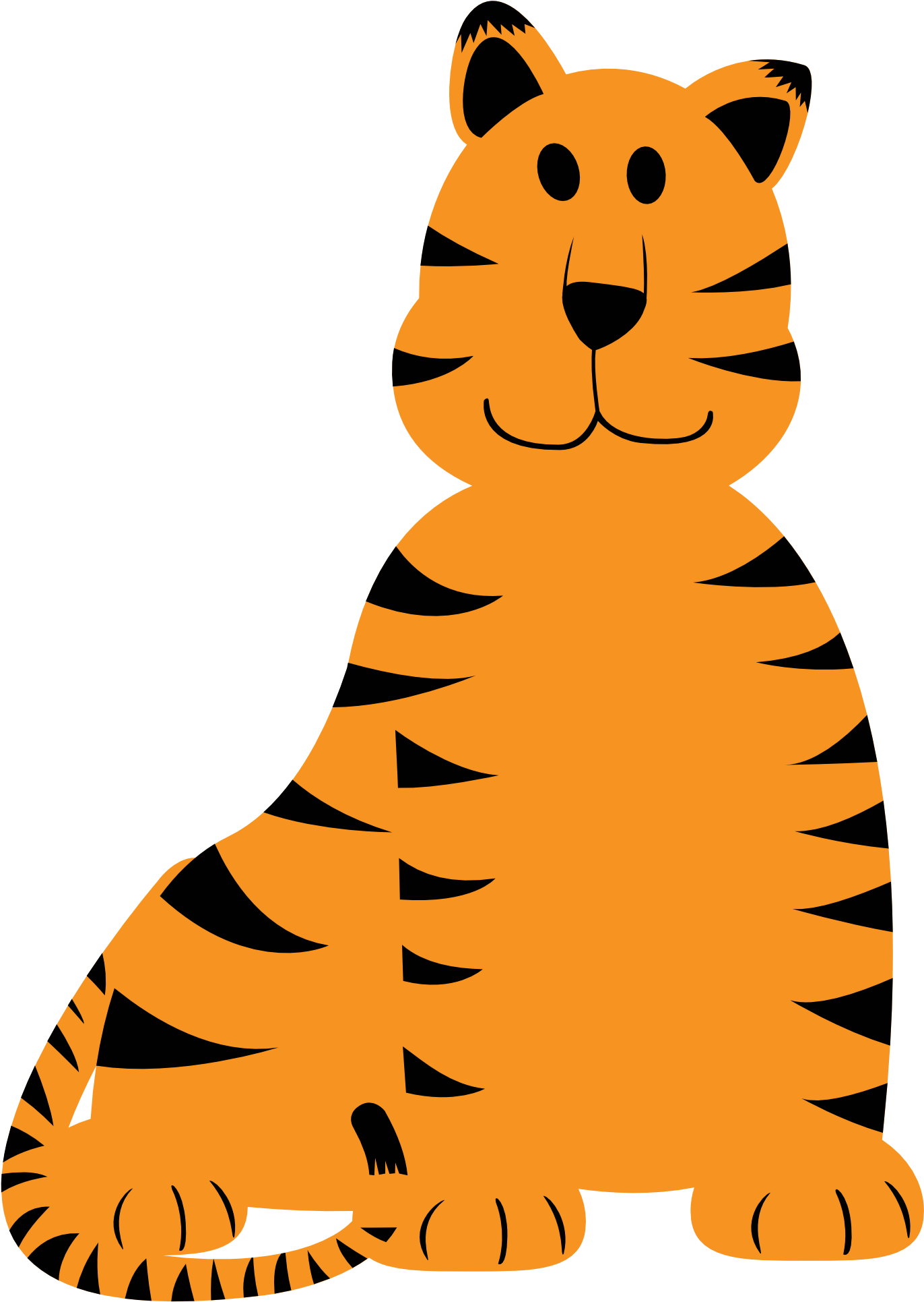 Clipart Face Of Tiger - Animals Vectors Png File Transparent Png (1969x1969), Png Download