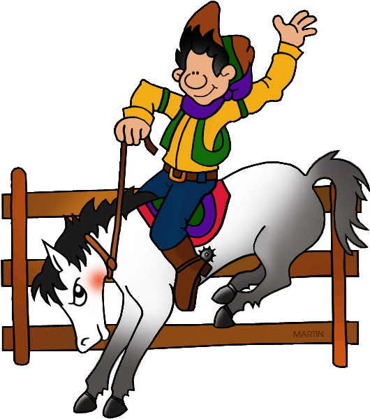 Rodeo Cowboy - Verb To Have Got Clipart (648x641), Png Download