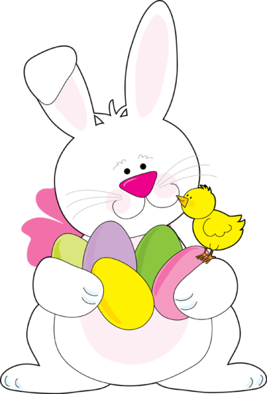 Clip - Easter Bunny Free Clipart - Png Download (509x750), Png Download