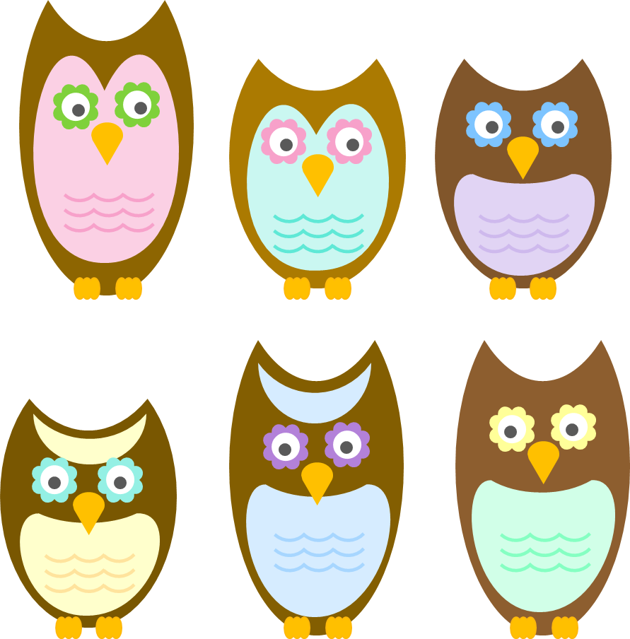 Tlotp-owlfamily - Cartoon Clipart (891x904), Png Download