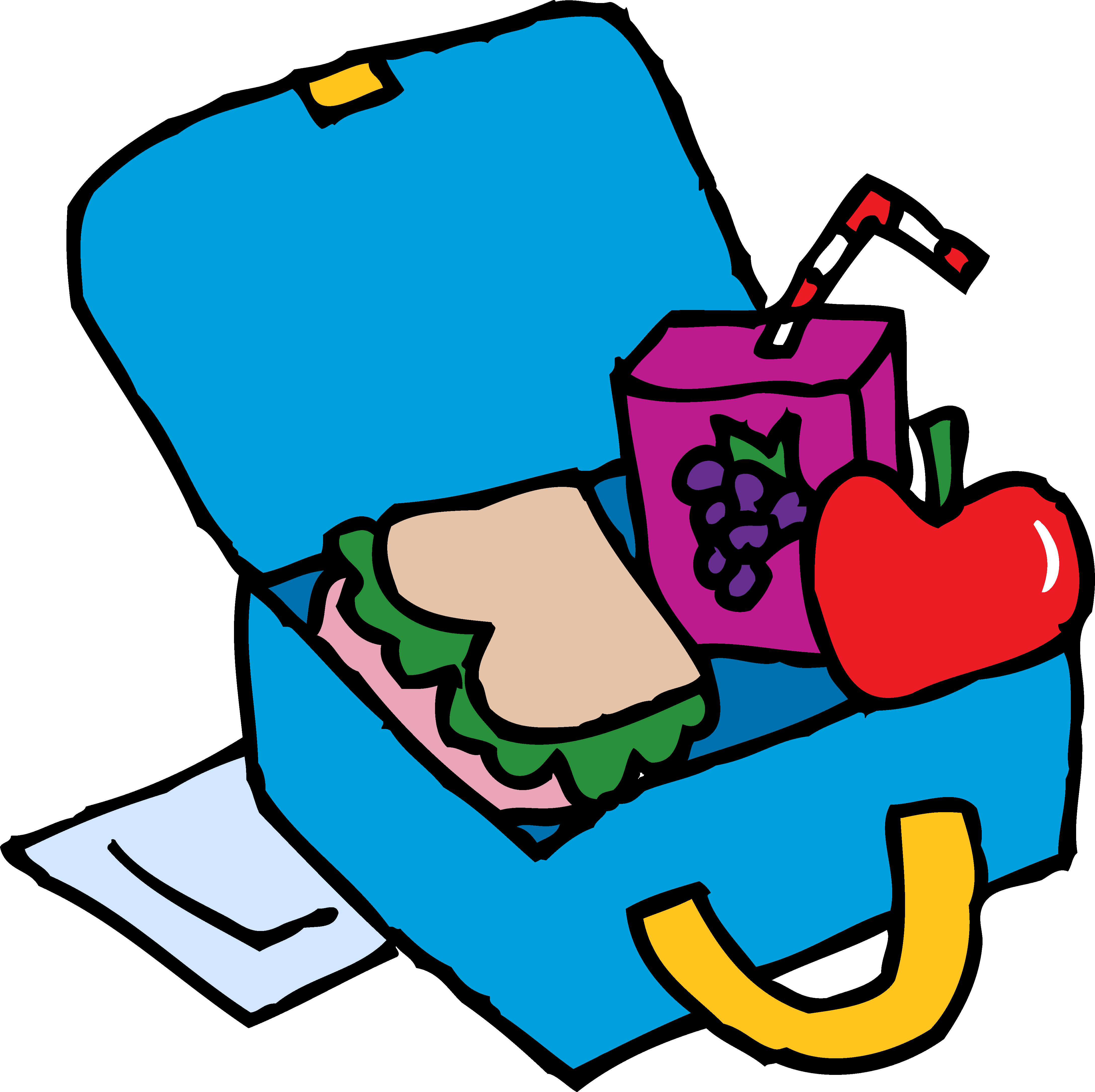 Lunch Box Lunch Clipart Free Download Clip Art On - Lunchbox Clipart Free - Png Download (4352x4340), Png Download