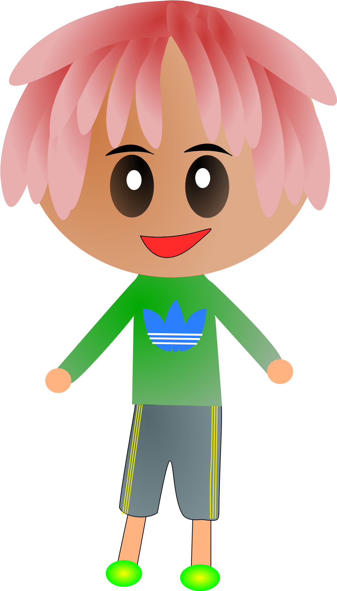 Sports Cartoon Drawing Pictogram Mascot - Clip Art - Png Download (530x750), Png Download