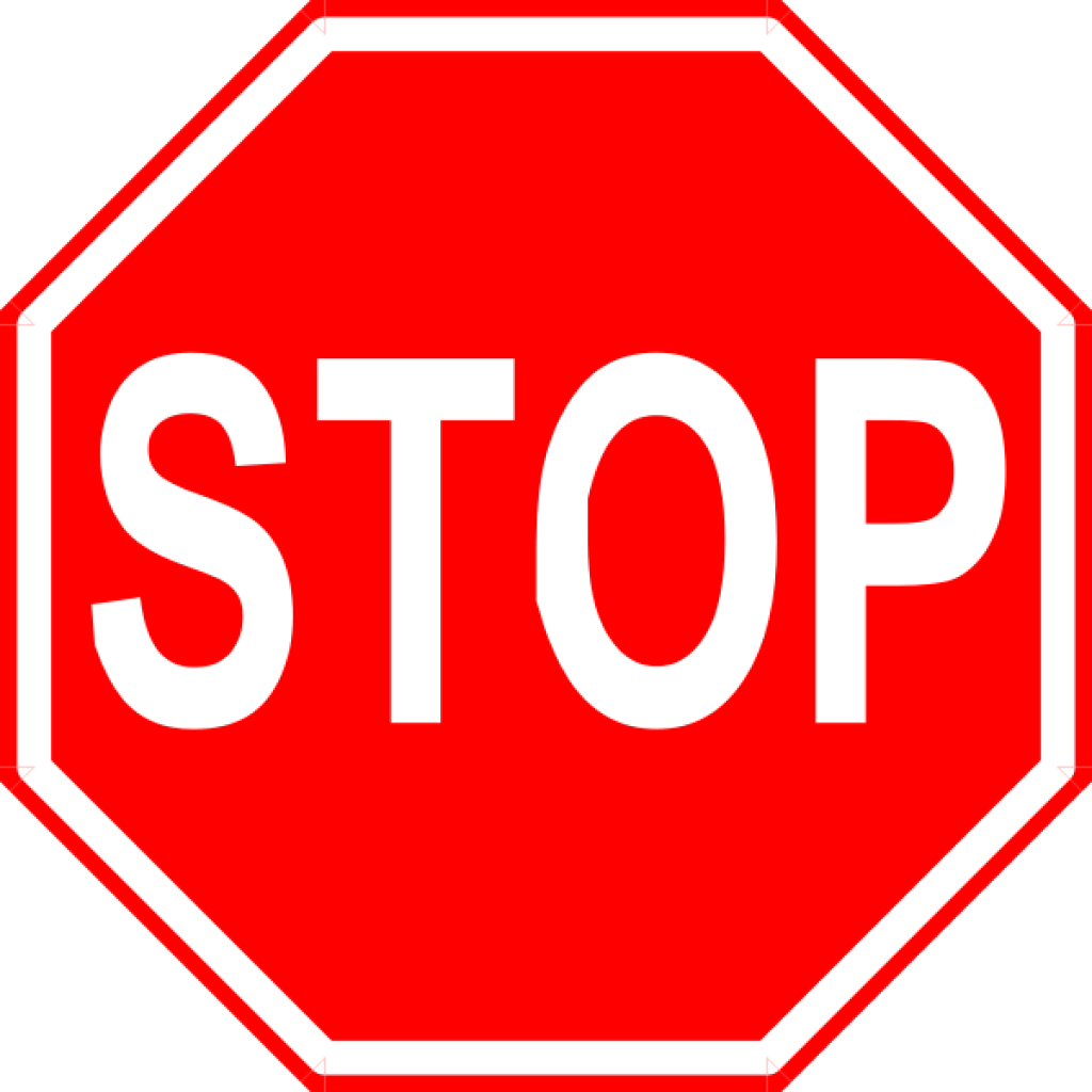Stop Sign Clip Art Free - Png Download (600x600), Png Download