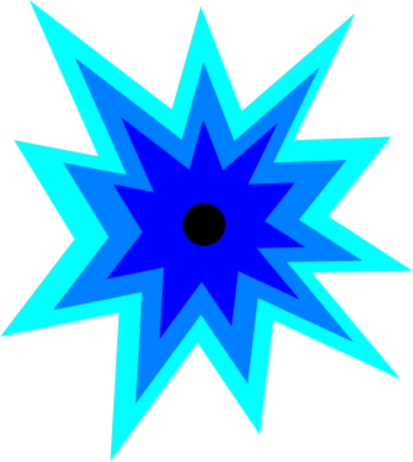 Online Animated Explosion Microsoft Clipart, Animated - Blue Explosion Png Transparent Png (600x671), Png Download