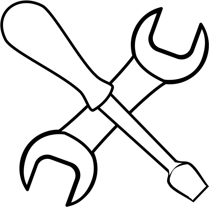 Mechanic Clipart African American - Mechanic Tools Clipart Black And White - Png Download (600x592), Png Download