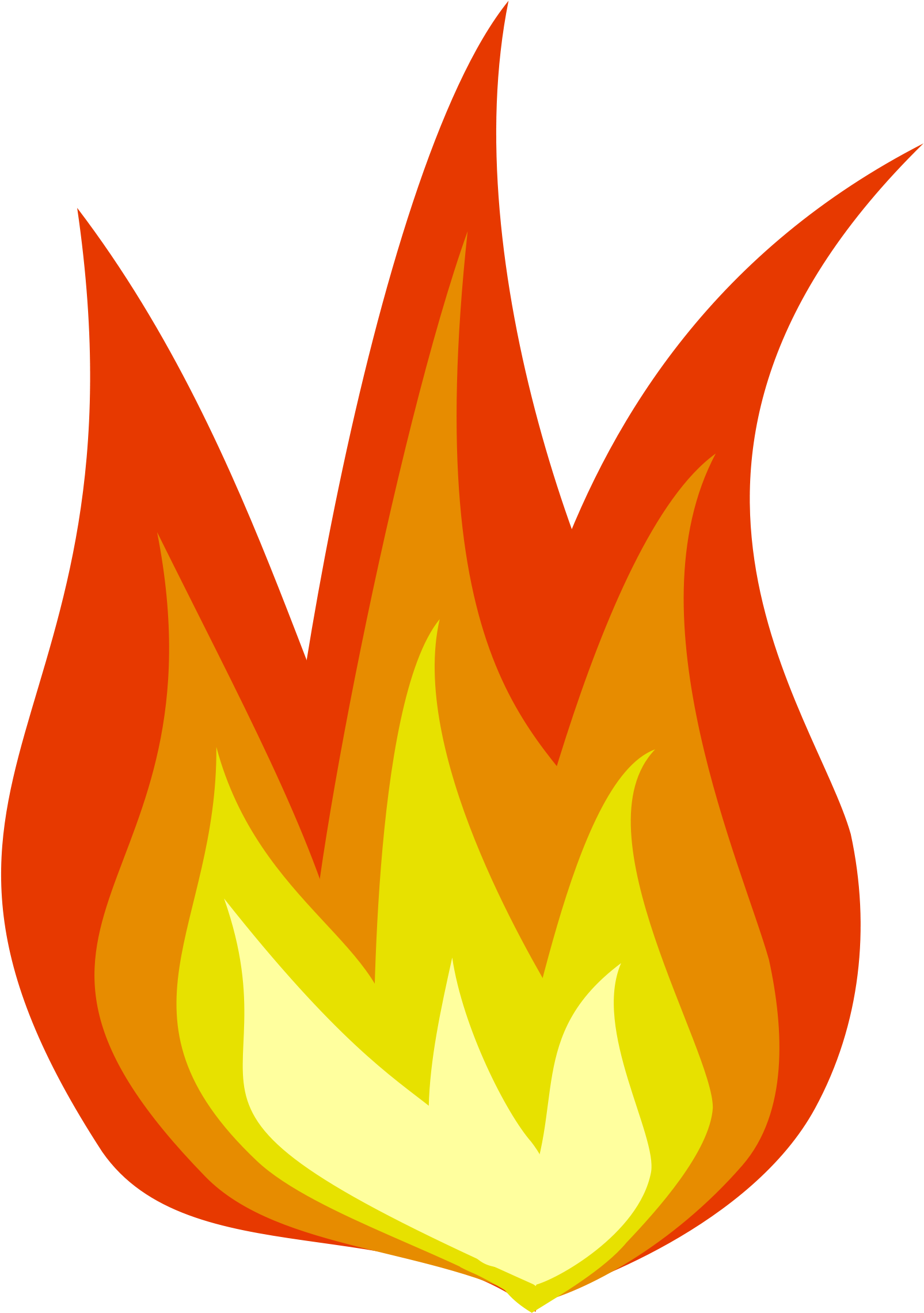 Flame Clip Art - Png Download (1687x2400), Png Download
