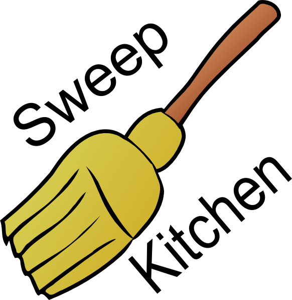 Chores Clip Art - Sweep Clipart - Png Download (582x597), Png Download