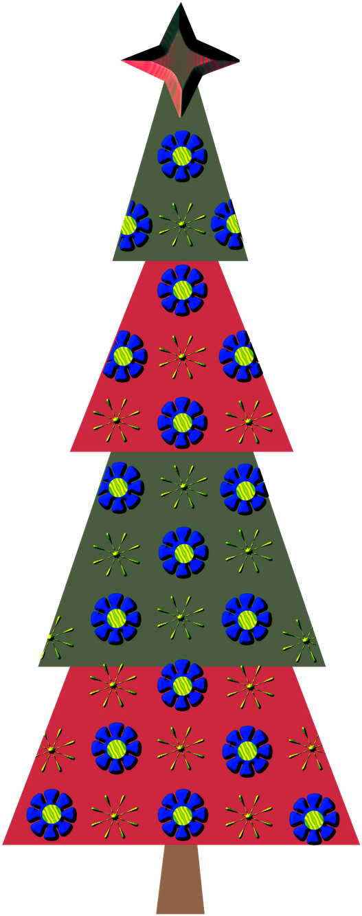Christmas Tree Clip Art Christmas Clipart, Christmas - Christmas Tree - Png Download (758x1600), Png Download