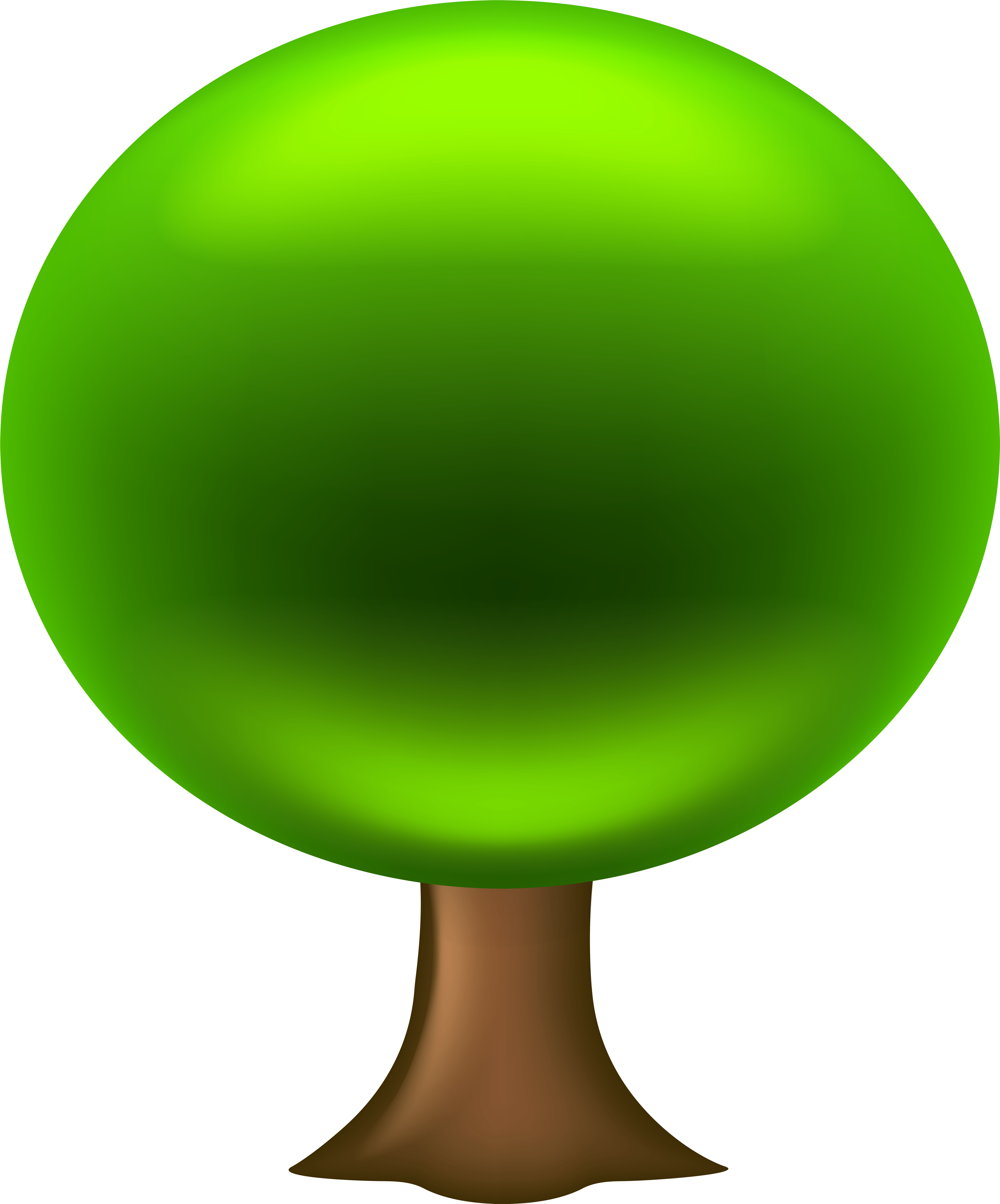 Oval Tree Png Clip Art Transparent Png (6646x8000), Png Download