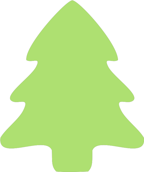 Christmas Tree Border Green Clipart (741x800), Png Download