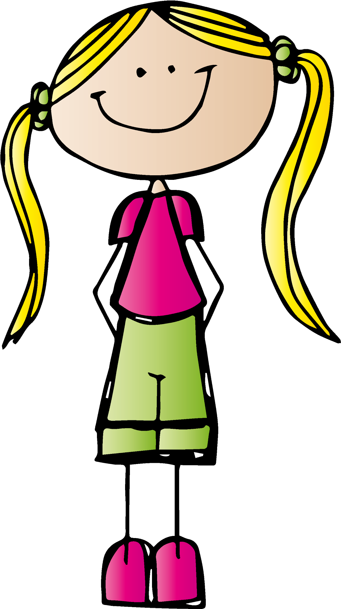 Cute Kid Clip Art Clipart - Cute Kids Clip Art - Png Download (1181x2048), Png Download