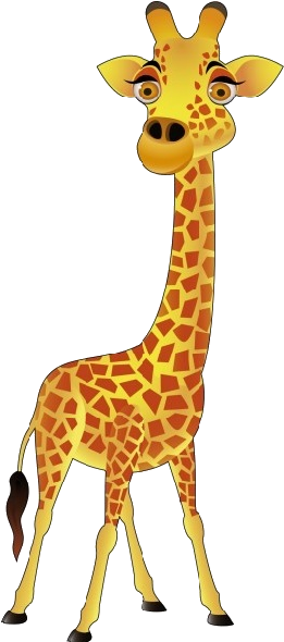 Giraffe Black Clip Art - Giraffe Clip Art Png Transparent Png (600x600), Png Download